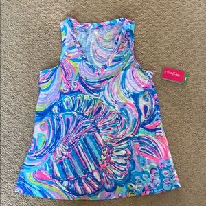 Colorful Lilly Pulitzer tank top with tags